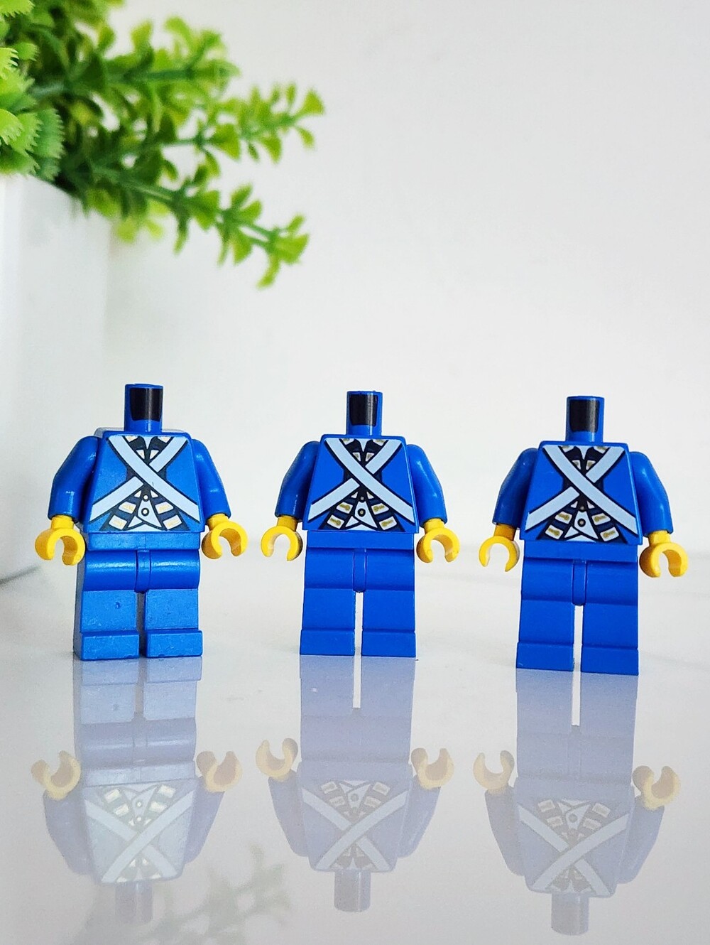LEGO Minifigure Torso Lot x3 Imperial Soldier Bluecoat 973pb1926c01 New Genuine